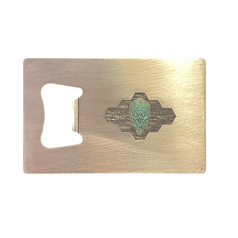 Engraved Metal Bottle Opener - Décapsuleur en métal gravé - Alien - Limited Edition