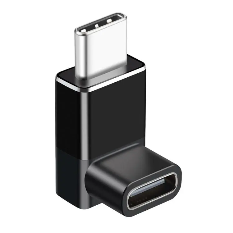 ENKAY ENK-AT132 USB C 90 Degree Adapter 40Gbps USB4 For Thunderbolt 4 / 3 Extension Converter(Black)