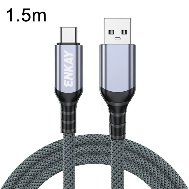 ENKAY ENK-CB188 USB 3.2 to Type-C 60W Fast Charging Cable 10Gbps Super Speed Data Transfer, Length
