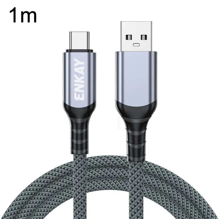 ENKAY ENK-CB188 USB 3.2 to Type-C 60W Fast Charging Cable 10Gbps Super Speed Data Transfer, Length