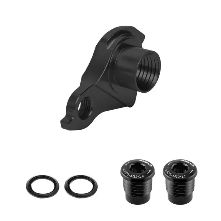 ENLEE EL-CNC3 UDH Bike Derailleur Hanger Thru-Axle Rear Derailleur Mount(Black)