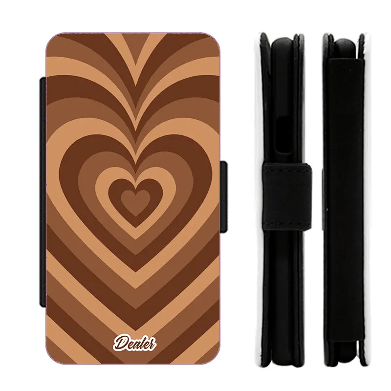 Etui Coeur Marron
