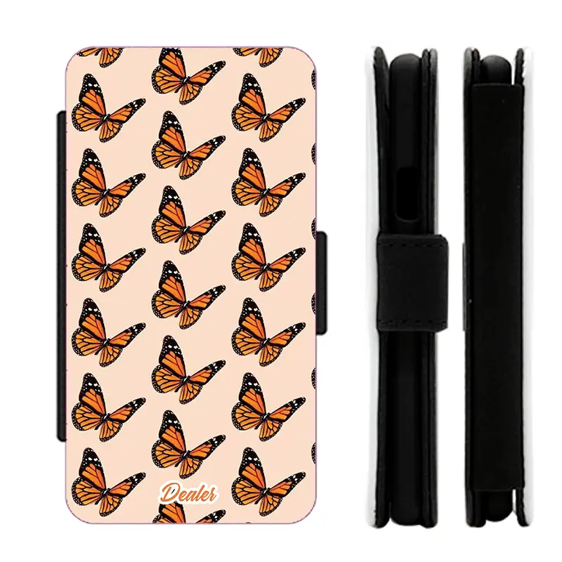 Etui Papillon orangé