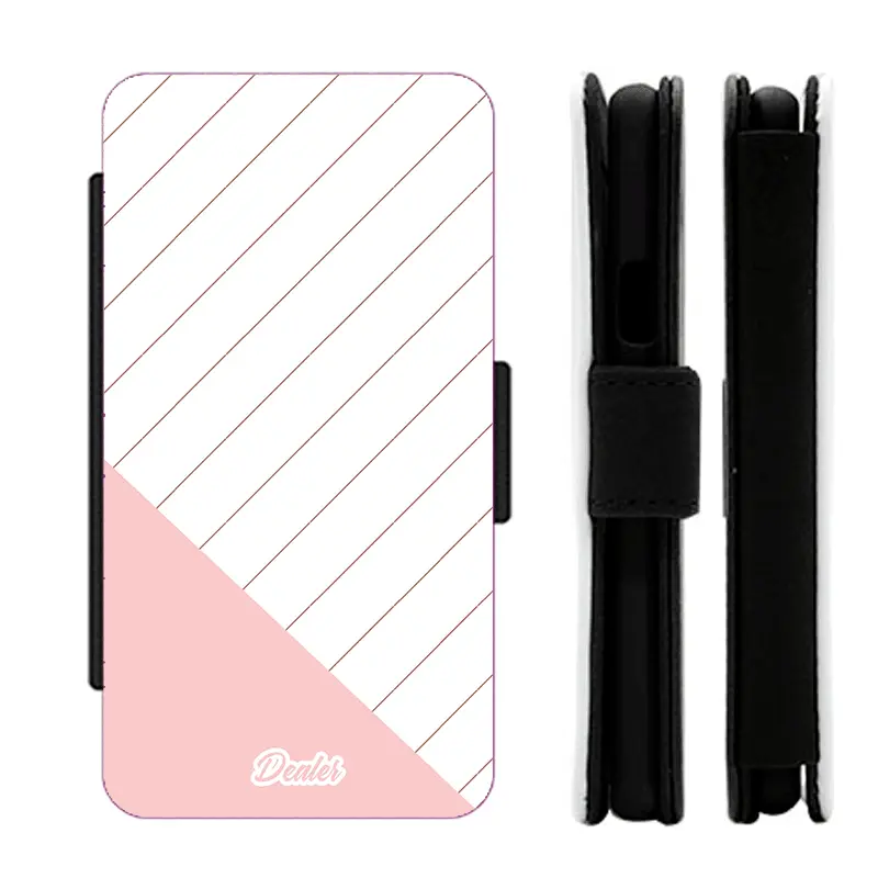 Etui Raye rose