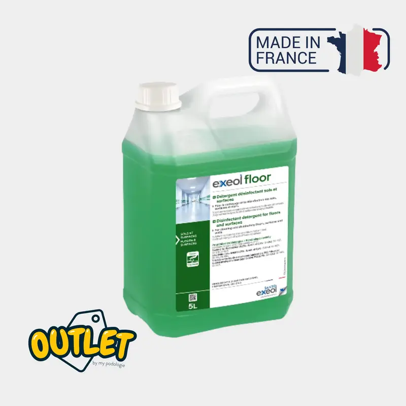 Exeol Floor - Détergent désinfectant sols et surfaces - 5 L - Sodel // Date dépassée