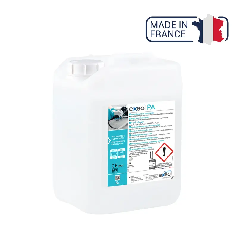 Exeol PA - Désinfection de haut niveau - 5 L - Sodel