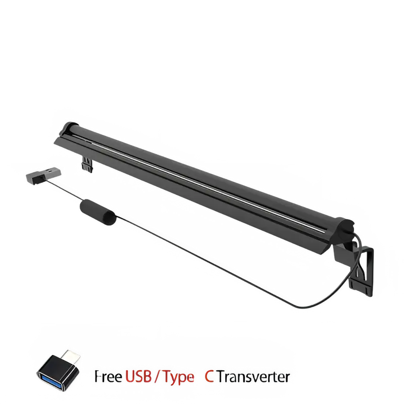 Eye-Care Monitor Light Bar – USB LED Desk Lamp (5 Colors, Dimmable, 30cm)