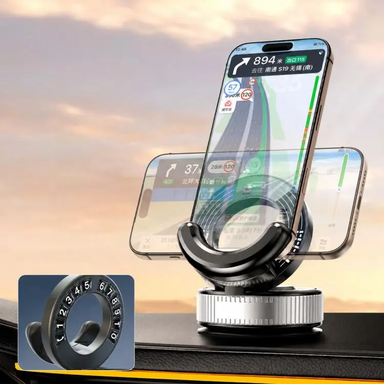 F9 Vacuum Suction Cup Phone Car Mount For Navigation Desktop Use, Style