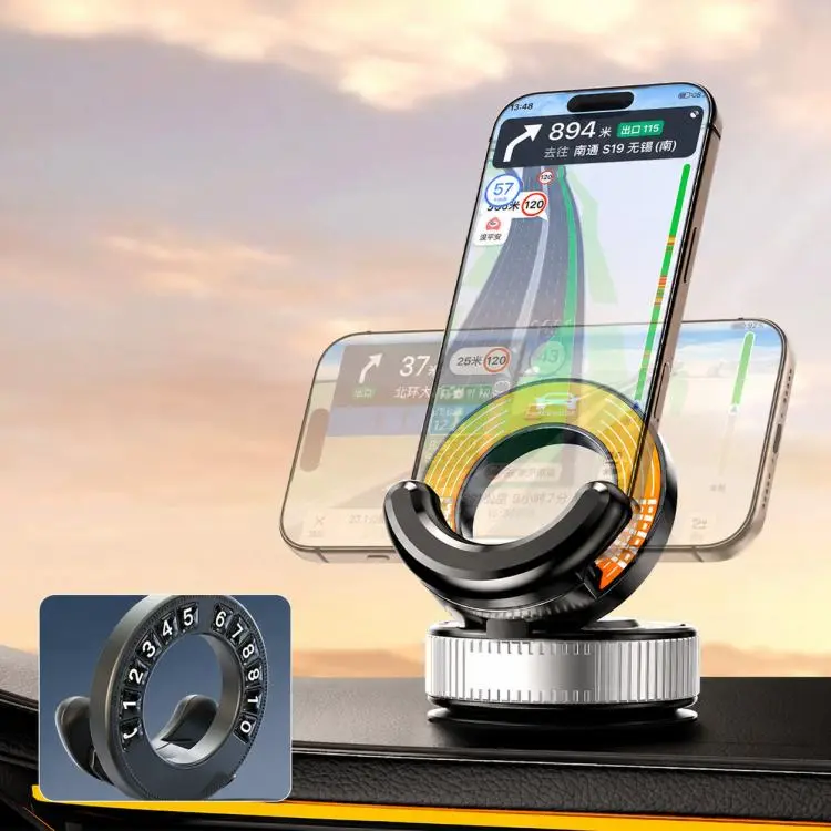 F9 Vacuum Suction Cup Phone Car Mount For Navigation Desktop Use, Style