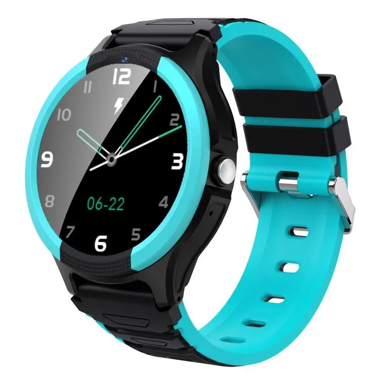 FA103 1.28-inch Screen 4G Network GPS Tracking Kids Smart Watch(Cyan)