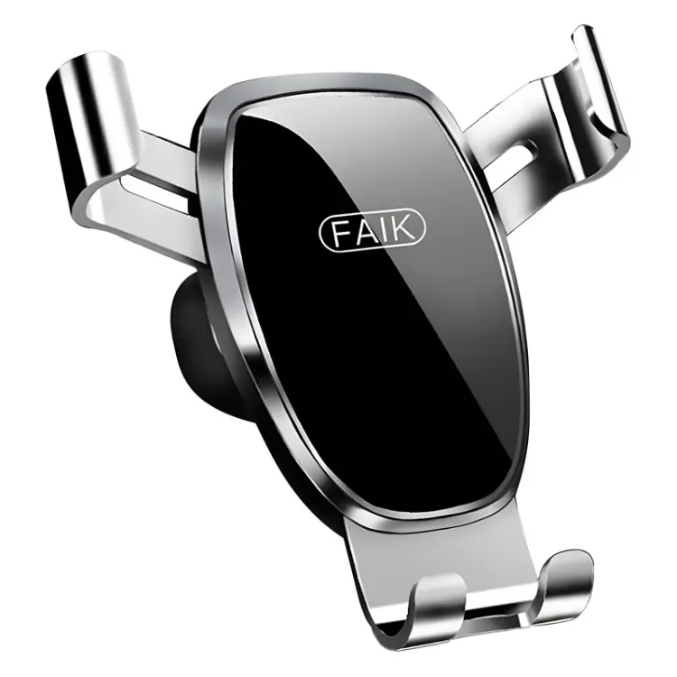 FAIK Car Cell Phone Holder Air Vent Triangle Gravity Sensor Car Phone Bracket, Color