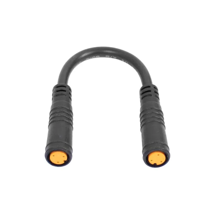 Female For Electric Bicycle Thumb Throttle 3 Pin Extension Cable Waterproof Wire Plugs