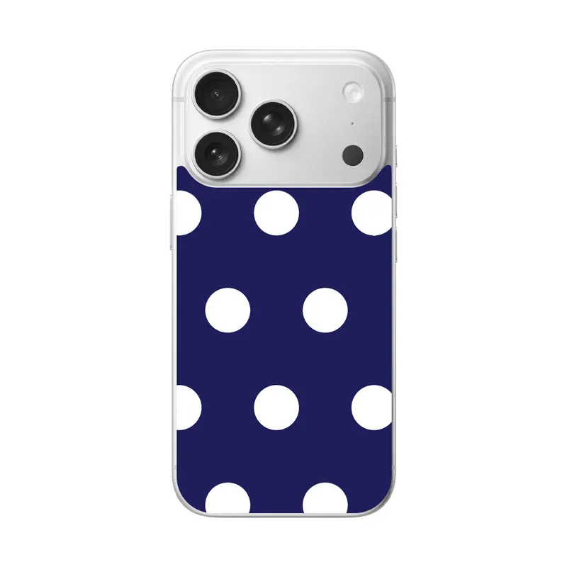 Film Arrière Tendance Pois Élégance pour iPhone 18 Pro Max