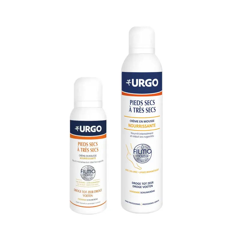 Filmomousse - Nourrissant pieds secs à très secs - 2 contenances - Urgo