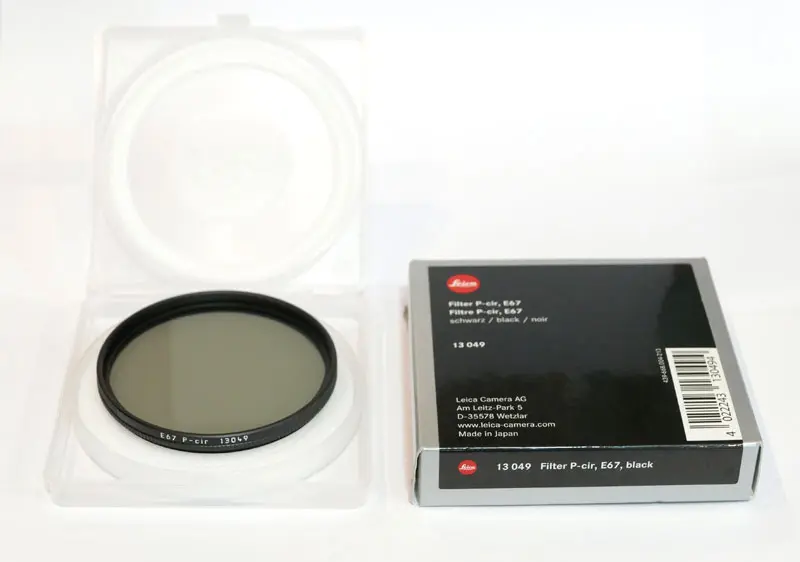 Filtre Leica Polarisant-Circulaire E67 en boîte