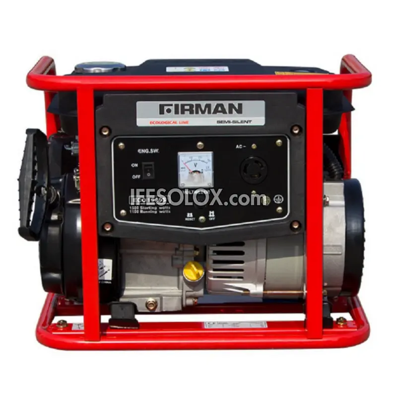 FIRMAN ECO1990S 1.3KVA 100% Copper Manual Gasoline Generator - Brand New