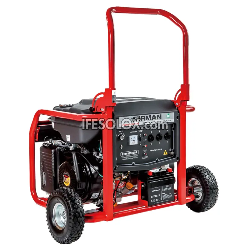 FIRMAN ECO8990ES(R) 6.6KVA 100% Copper Key start Gasoline Generator with Remote - Brand New