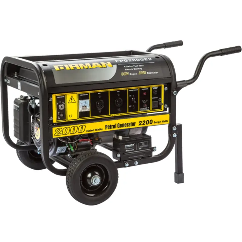 FIRMAN FPG2800E2 2.2KVA 100% Copper Key Start Gasoline Generator - Brand New