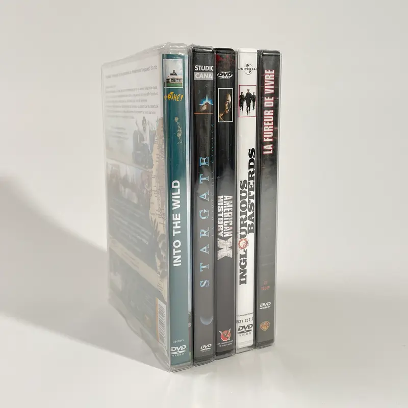 fit'n play! 20 fourreaux de protection format DVD PET 250 microns