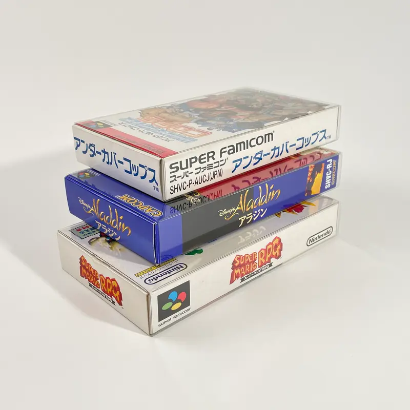 fit'n play! 25 fourreaux de protection Nintendo Super Famicom PET 300 microns