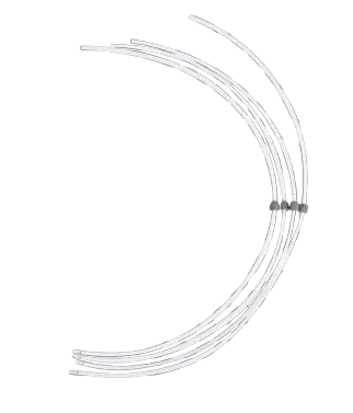 Flashforge Creator 5 Series Filament Guide Tube with Outlet Collet