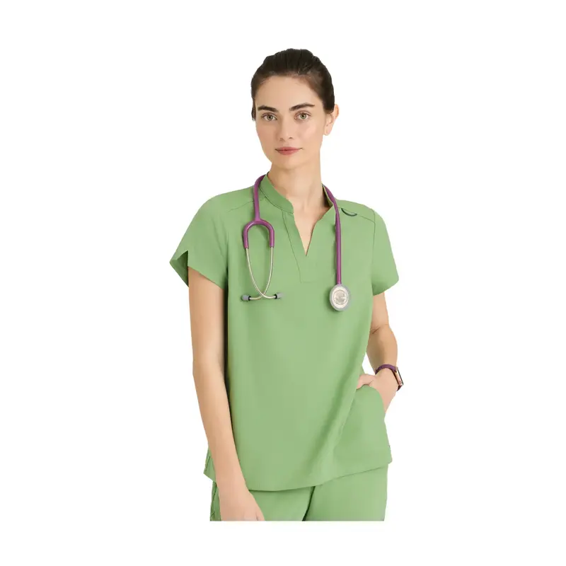 Flora - Tunique col à bande - Femme - Grey’s Anatomy Stretch