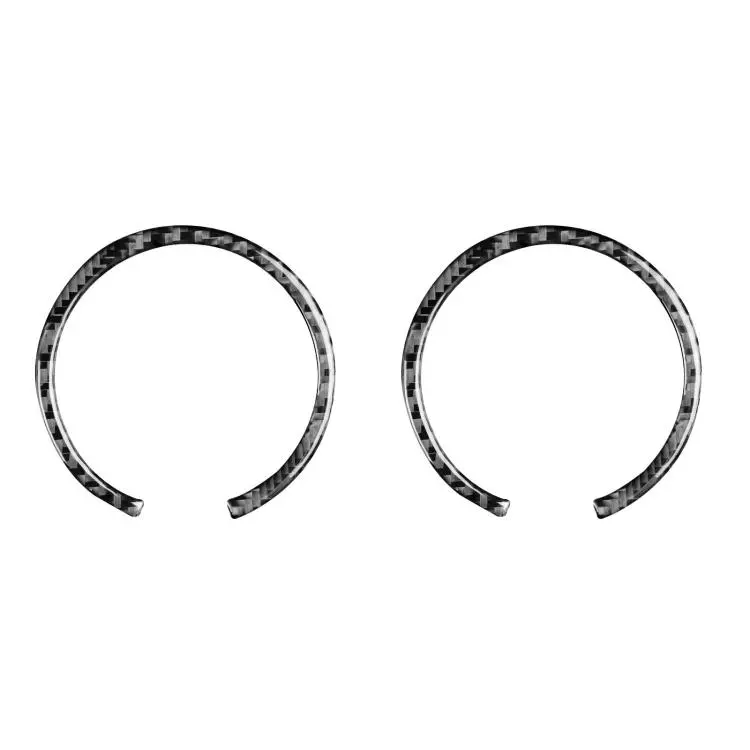 For 2011-2015 Benz Smart Fortwo 2pcs /Set Dashboard Gear Stickers(Black)