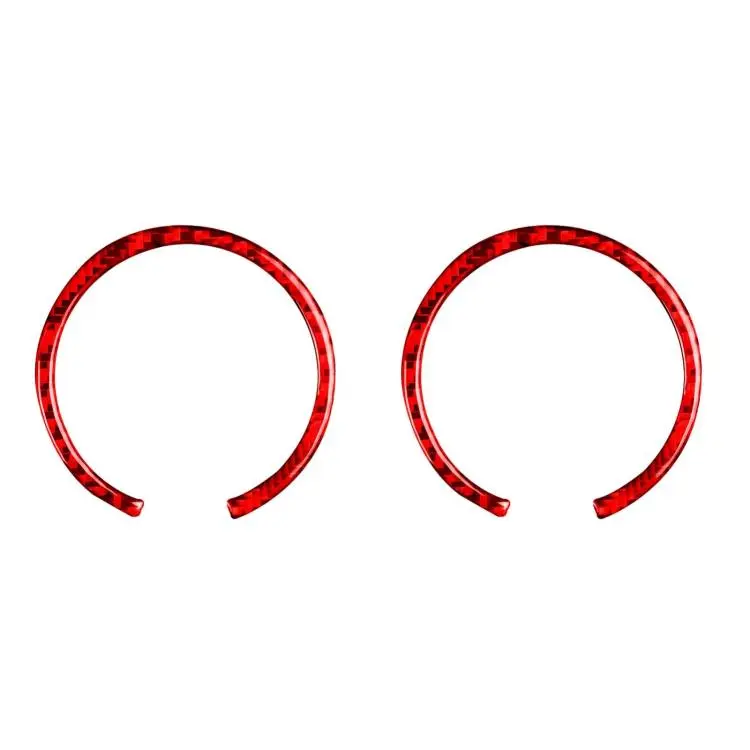 For 2011-2015 Benz Smart Fortwo 2pcs /Set Dashboard Gear Stickers(Red)