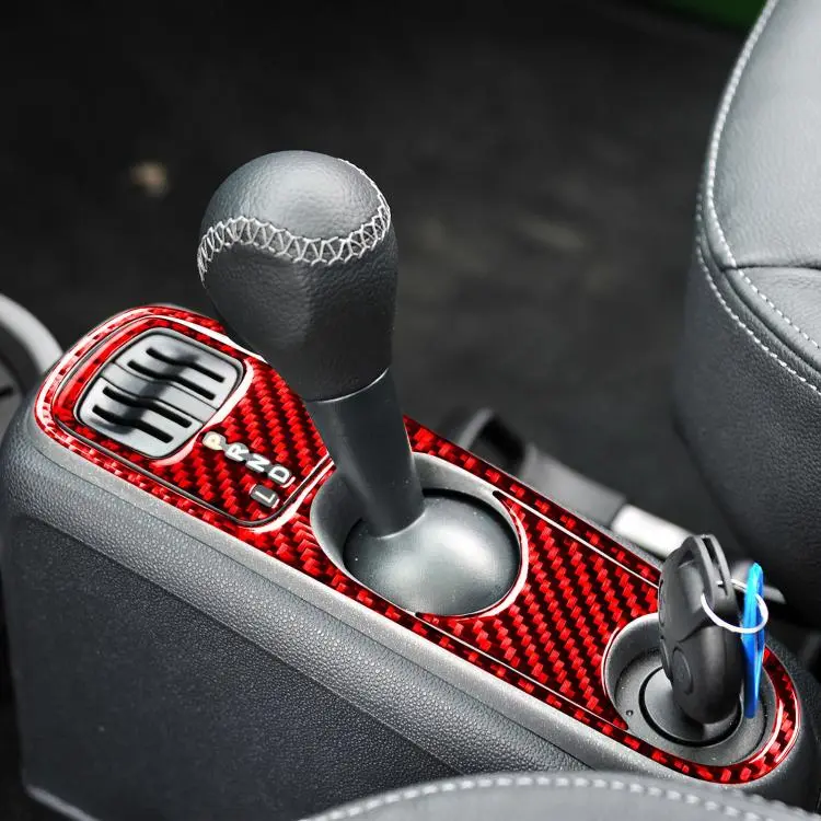 For 2011-2015 Benz Smart Fortwo 3pcs /Set Left-Hand Drive Type B Gearshift Sticker(Red)