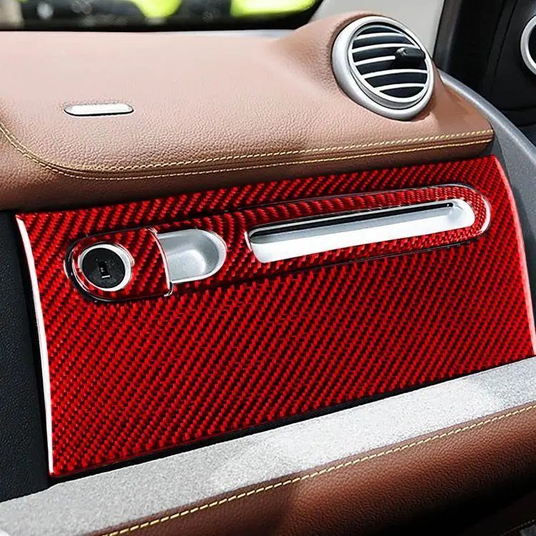 For 2011-2015 Benz Smart Fortwo Left-hand Drive 3pcs /Set Glove Box Sticker(Red)