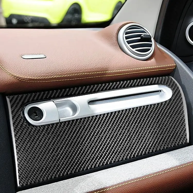 For 2011-2015 Benz Smart Fortwo Left-hand Drive Glove Box Sticker(Black)