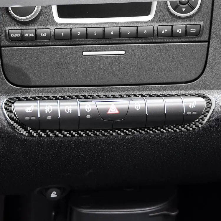 For 2011-2015 Mercedes-Benz Smart Seat Heating Button Sticker(Black)