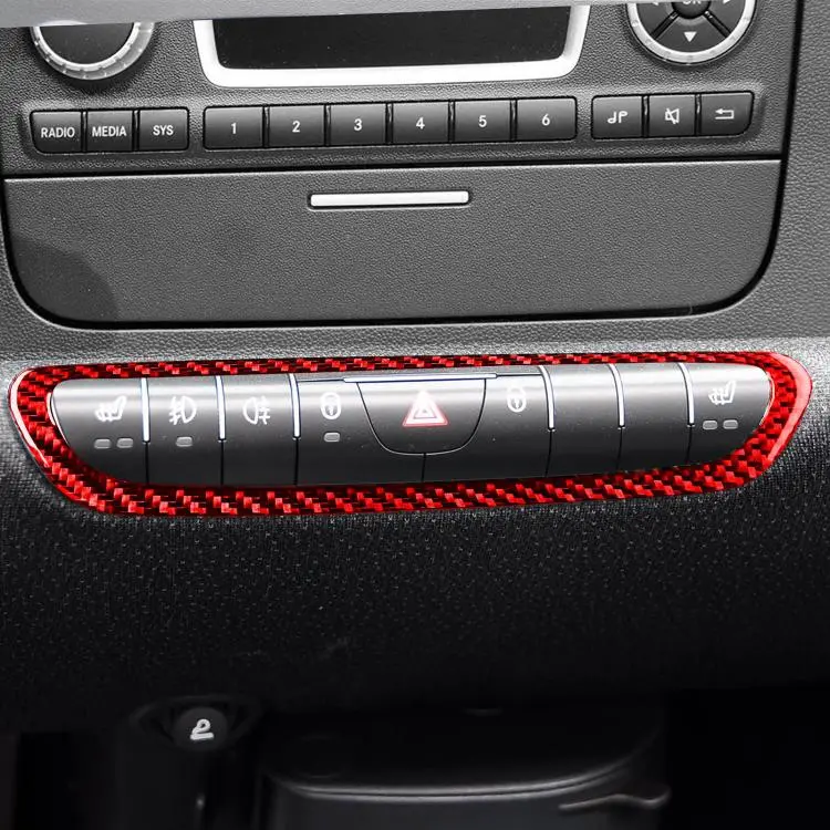 For 2011-2015 Mercedes-Benz Smart Seat Heating Button Sticker(Red)