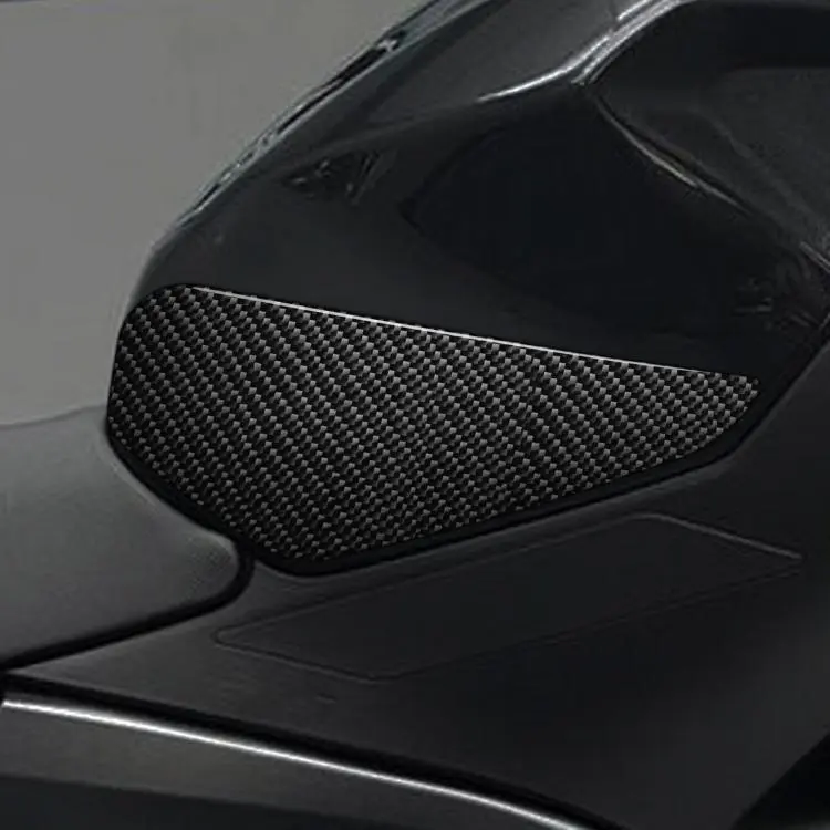 For 2019-2023 Kawasaki Ninja 400 2pcs /Set Steering Wheel Side Stickers(Black)