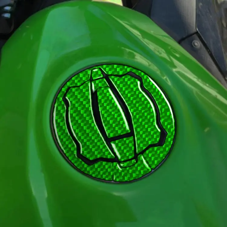 For 2019-2023 Kawasaki Ninja 400 9pcs /Set Fuel Tank Cap Decoration Stickers(Green)