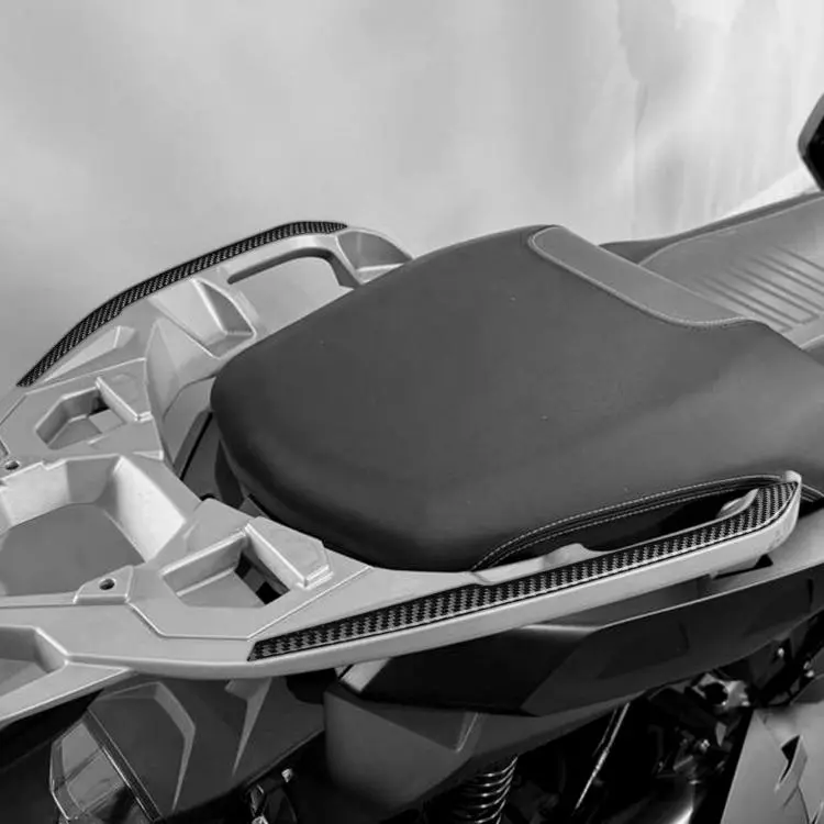 For 2021-2023 BMW C400X 2pcs /Set Rear Handrail Stickers(Black)