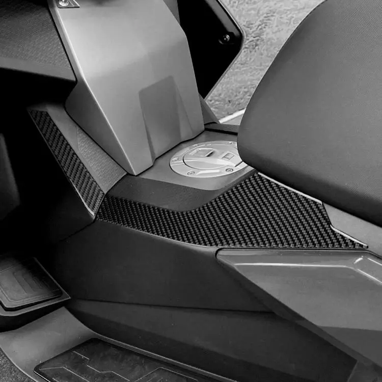 For 2021-2023 BMW C400X 4pcs /Set Fuel Tank Side Stickers(Black)