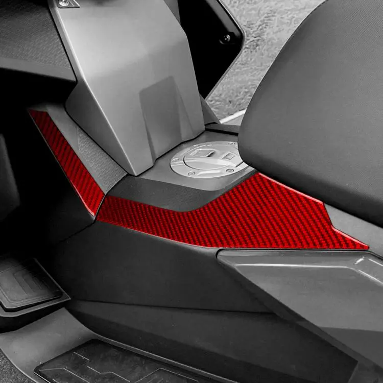 For 2021-2023 BMW C400X 4pcs /Set Fuel Tank Side Stickers(Red)