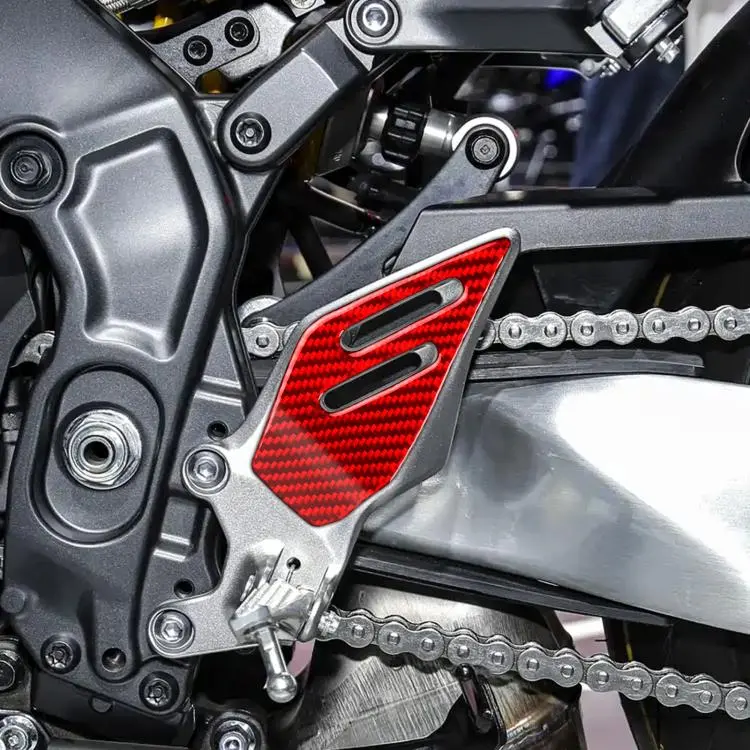 For 2021-2023 Yamaha MT-09 2pcs /Set Footpad Stickers(Red)