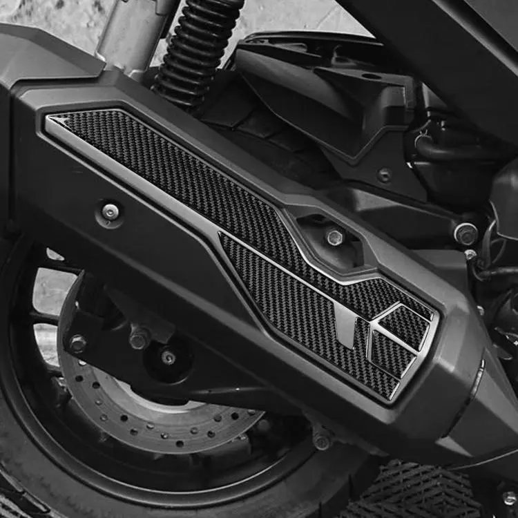 For 2022-2026 Honda ADV350 4pcs /Set Muffler Protective Sticker(Black)