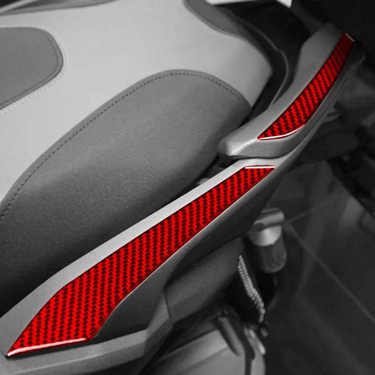 For 2022-2026 Honda ADV350 4pcs /Set Rear Handle Protective Sticker(Red)