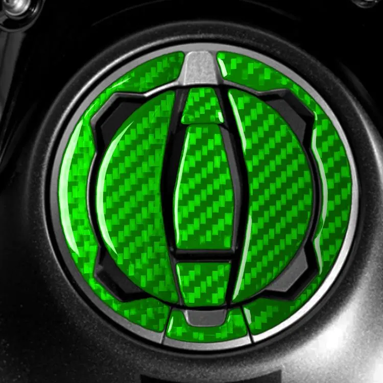 For 2024-2025 Kawasaki Z650 8pcs /Set Fuel Tank Cap Stickers(Green)