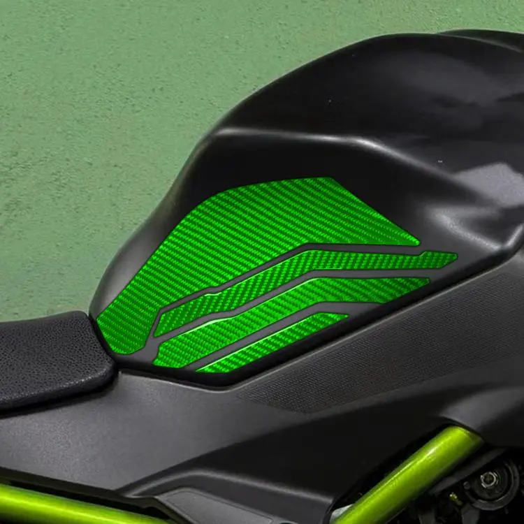 For 2024-2025 Kawasaki Z650 8pcs /Set Fuel Tank Side Decoration Stickers(Green)