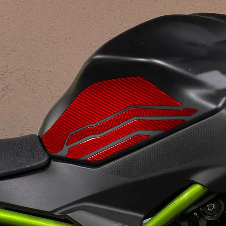 For 2024-2025 Kawasaki Z650 8pcs /Set Fuel Tank Side Decoration Stickers(Red)