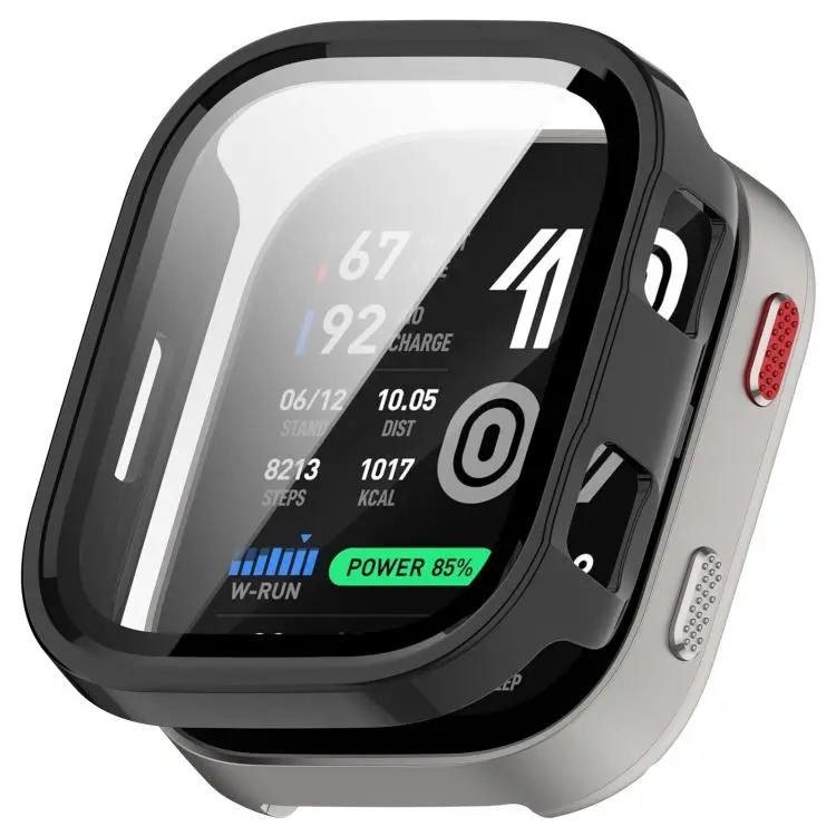 For Amazfit Bip Max xDfind Film Integrated PC Watch Protective Case(Black)