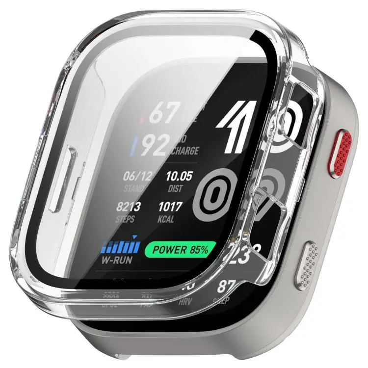 For Amazfit Bip Max xDfind Film Integrated PC Watch Protective Case(Transparent)