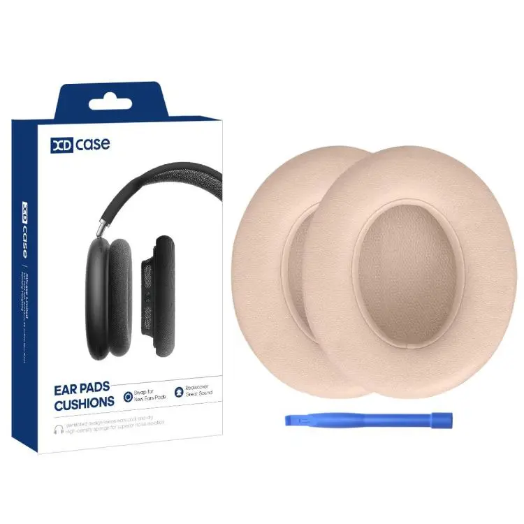 For Beats Studio 2.0 / 3.0 XDcase 1 Pair Memory Foam Headset Replacement Ear Pads with Pry Tool(Gold)
