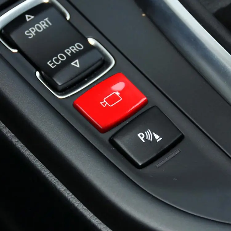 For BMW 1234 Series F Chassis Gear Shift Panoramic Camera Reversing Radar Switch Buttons(Red)