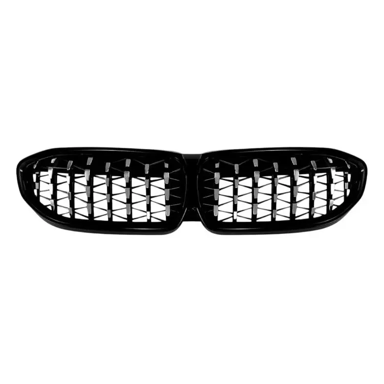 For BMW 3 Series G20 / G21 / G28 2019-2022 Car Front Grille Modification Parts(Black Silver)