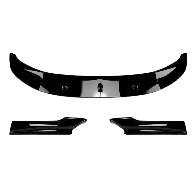 For BMW 5 Series F10/F11 M Sport 2011-2017 Front Lip & Bumper Corner Mod Parts(Black)